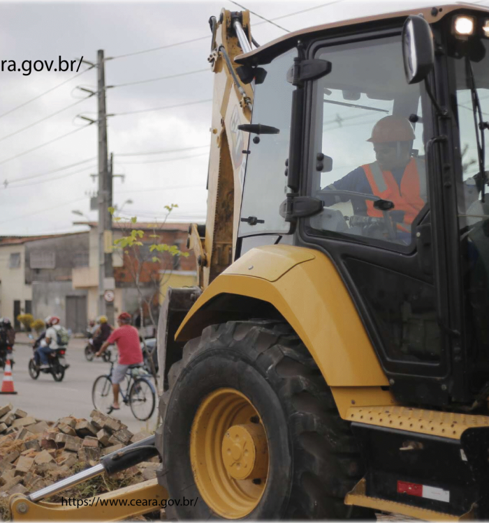 Obras do VLT Aeroporto-Castelão